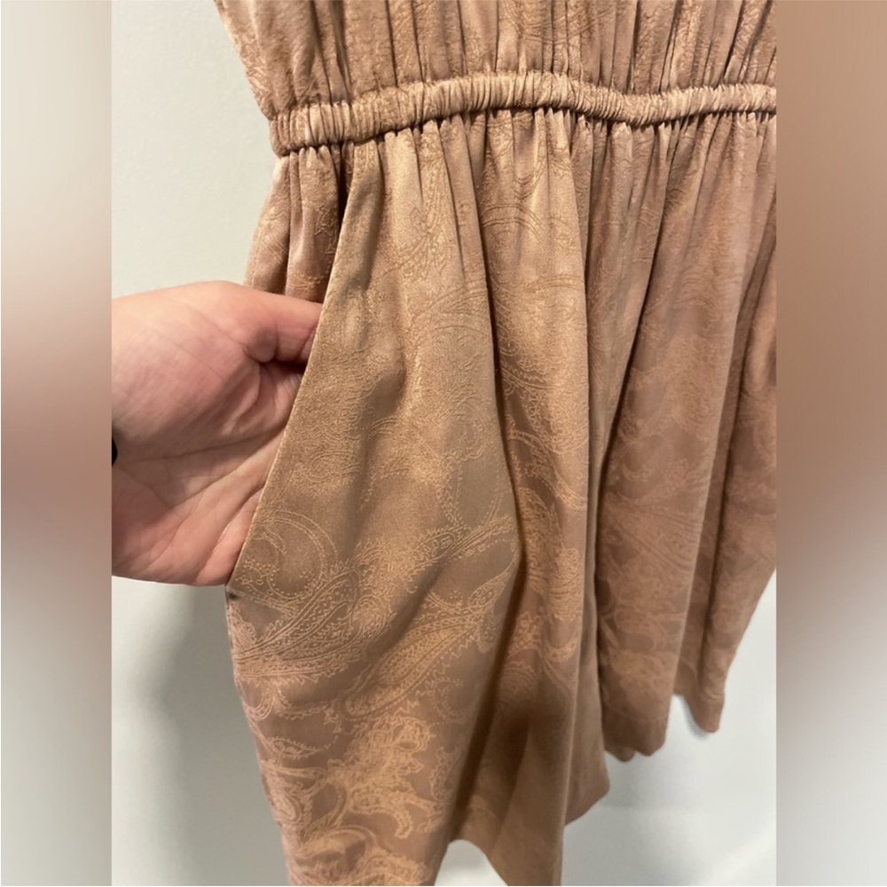 Aritzia Wilfred Rive Rose Gold Romper EUC - Picture 5 of 12